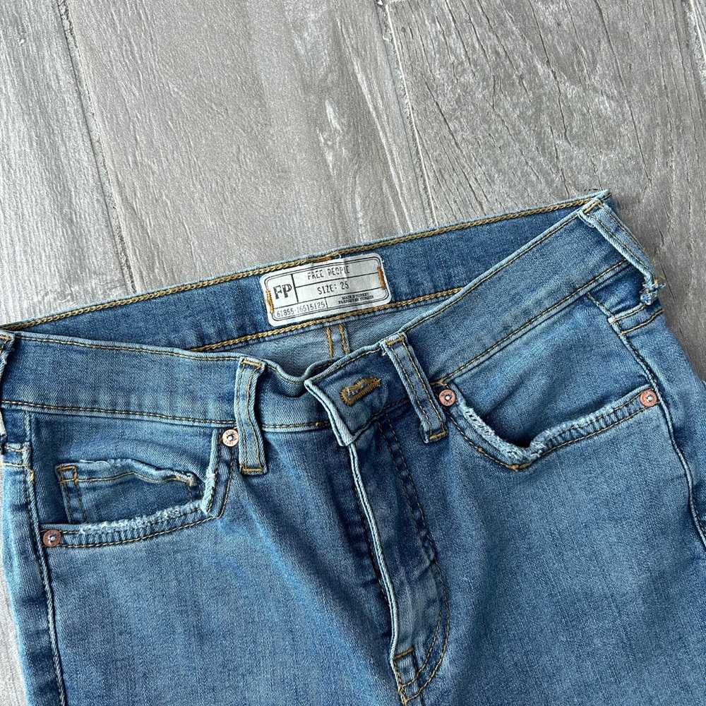 Free people skinny jeans size 25 - Picture 2 of 4